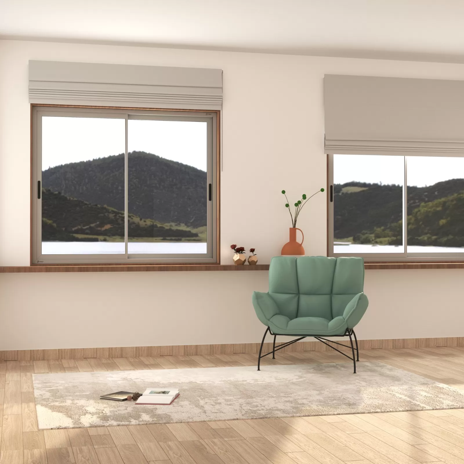 Aura Slim Aluminium Window image